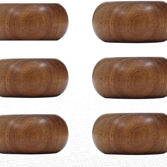 PCS 12 Napkin Rings Dining Table Napkin Holder, Classic Everyday Use Tha… - Picture 1 of 7